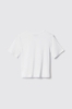 T-shirt con applicazione logo siliiconato • Bianco