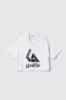T-shirt con scollo a v • Bianco