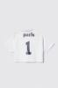 T-shirt con scollo a v • Bianco