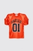 T-shirt scollo a v • Arancio