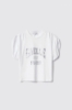 T shirt smanicata con arricciature sulle spalle • Bianco