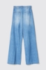 Pantalone palazzo chino straight • Blu