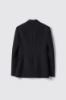 Giacca monopetto sfiancata in cady • Nero