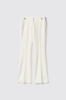 Pantalone a trombetta in cady • Gesso