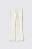 Pantalone a trombetta in cady • Gesso