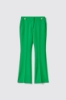 Pantalone a trombetta in cady • Verde