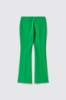 Pantalone a trombetta in cady • Verde