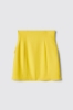 Gonna corta bustier in cady • Giallo