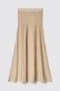 Gonna midi in maglia lurex • Deserto