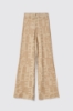 Pantalone dritto in maglia • Deserto