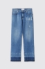 Pantalone boy low waist straight • Blu