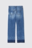 Pantalone boy low waist straight • Blu