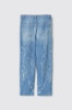 Pantalone boy straight loose fit • Blu