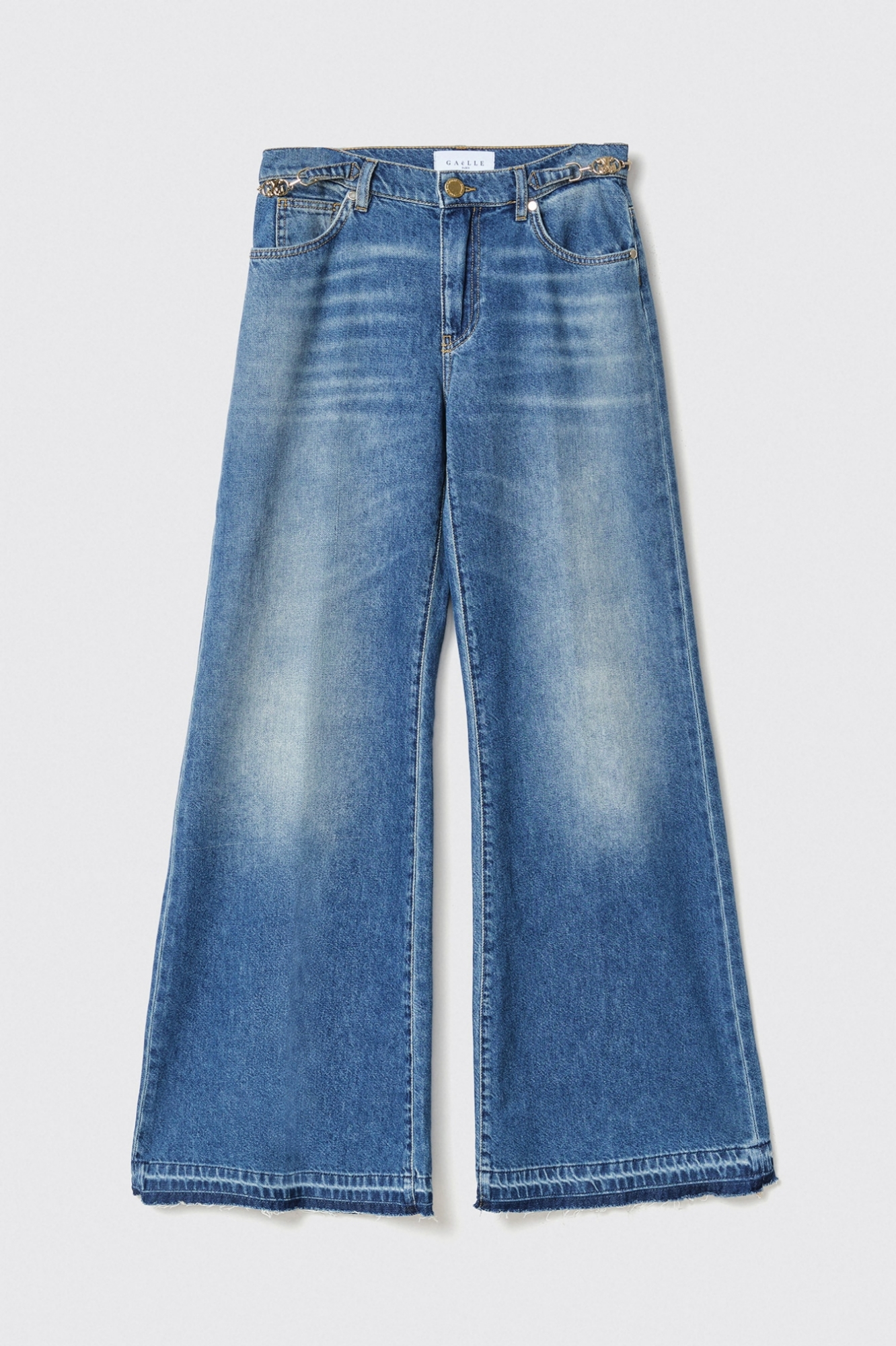 Pantalone boy palazzo • Blu