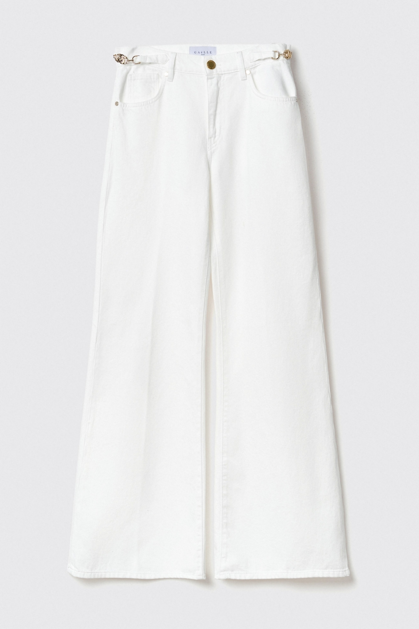 Pantalone boy palazzo • Bianco
