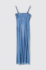 Abito con bottoni • Blu