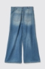 Pantalone boy low waist wide leg • Blu