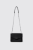 Reg shoulder strap con logo in metallo • Nero