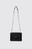 Reg shoulder strap con logo in metallo • Nero