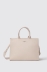 Maxi shopper con logo in metallo • Safari