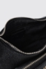 Regular shoulder strap con logo in metallo • Nero