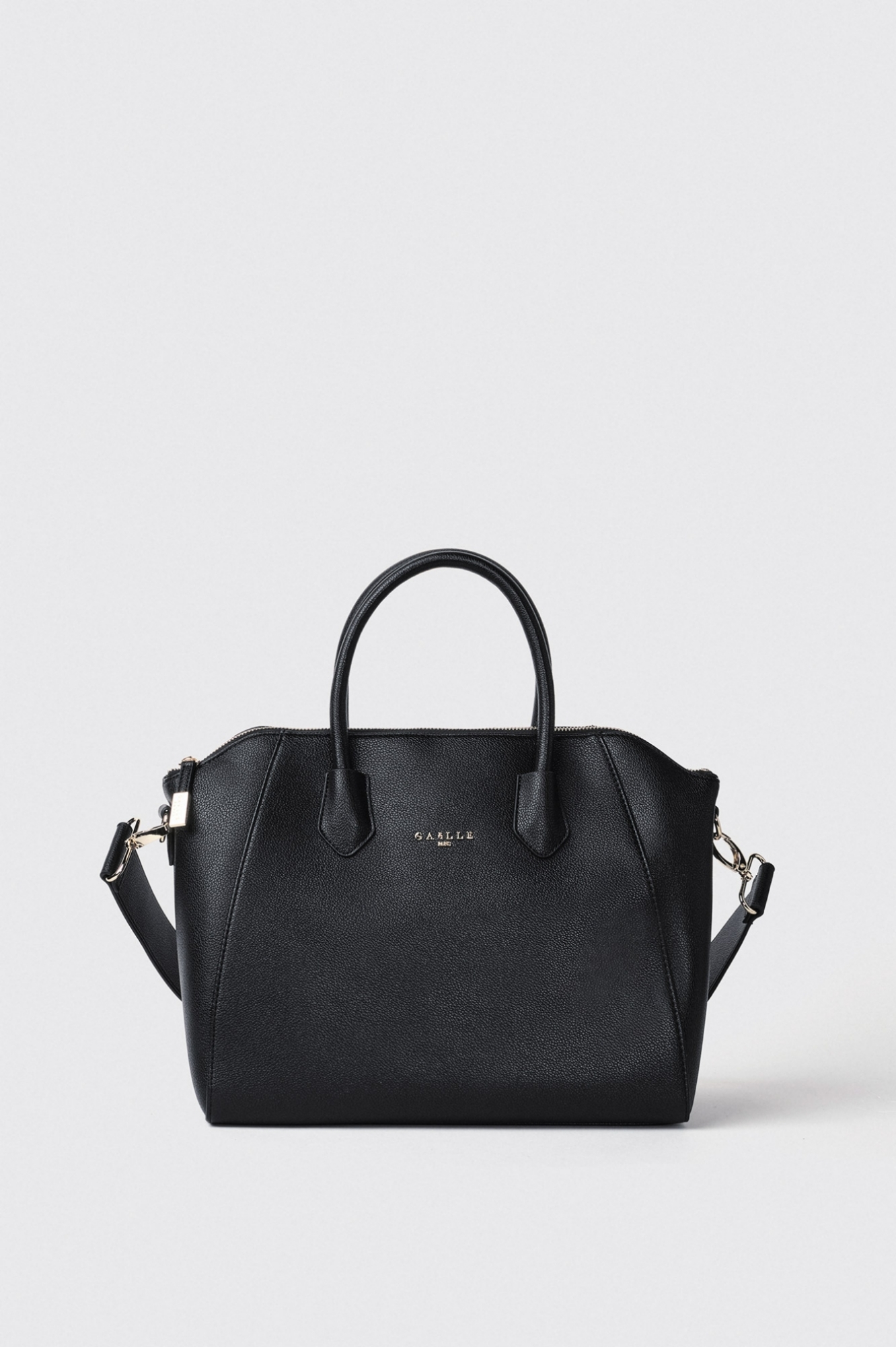Reg duffle con logo in metallo • Nero