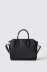 Reg duffle con logo in metallo • Nero
