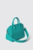 Reg duffle con logo in metallo • Verde menta
