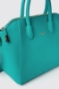 Reg duffle con logo in metallo • Verde menta