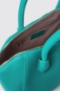 Reg duffle con logo in metallo • Verde menta