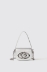 Reg shoulder strap con catena maxi g galvanica in tono • Argento