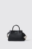 Reg shopper strap con logo in metallo e tracolla jacquard • Nero