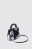 Reg shoulder strap canvas stampa allover banda logo • Fiorato