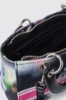 Reg shoulder strap canvas stampa allover banda logo • Fiorato