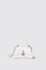 Mini hand bag con lucchetto logato • Bianco