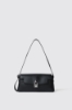 Reg shoulder strap con lucchetto logato • Nero