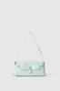 Reg shoulder strap con lucchetto logato • Verde acqua