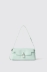 Reg shoulder strap con lucchetto logato • Verde acqua
