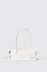 Reg shoulder strap con logo in metallo • Bianco