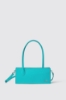 Reg shoulder strap con logo in metallo • Verde menta