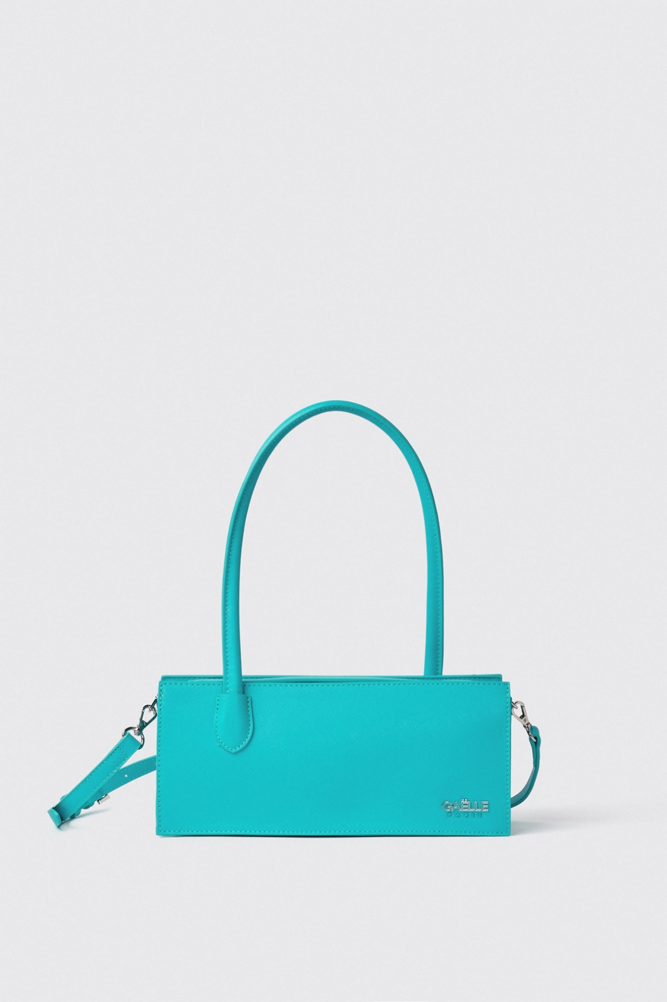 Reg shoulder strap con logo in metallo • Verde menta