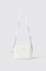 Reg camera bag con logo in metallo • Bianco