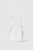 Reg camera bag con logo in metallo • Bianco