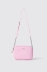 Reg camera bag con logo in metallo • Rosa