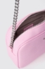 Reg camera bag con logo in metallo • Rosa
