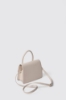 Reg hand bag con logo in metallo • Safari