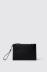 Reg pochette con logo embossed • Nero