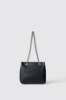 Regular shoulder strap con logo embossed • Nero
