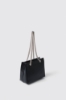 Regular shoulder strap con logo embossed • Nero