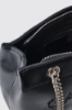 Regular shoulder strap con logo embossed • Nero